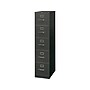 HON 310 Series 5-Drawer Vertical File Cabinet, Letter Size, Lockable, 60"H x 15"W x 26.5"D, Black (HON315PP)~#|#~sp43813142_sc7