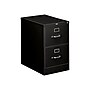 HON 310 Series 2-Drawer Vertical File Cabinet, Legal Size, Lockable, 29"H x 18.25"W x 26.5"D, Black (HON312CPP)~#|#~sp43813150_sc7
