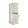 HON 310 Series 4-Drawer Vertical File Cabinet, Legal Size, Lockable, 52"H x 18.25"W x 26.5"D, Putty (HON314CPL)~#|#~sp43813154_sc7