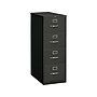 HON 310 Series 4-Drawer Vertical File Cabinet, Legal Size, Lockable, 52"H x 18.25"W x 26.5"D, Black (HON314CPP)~#|#~sp43813157_sc7