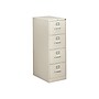 HON 310 Series 4-Drawer Vertical File Cabinet, Legal Size, Lockable, 52"H x 18.25"W x 26.5"D, Light Gray (HON314CPQ)~#|#~sp43813158_sc7