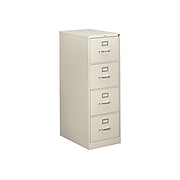 HON 310 Series 4-Drawer Vertical File Cabinet, Locking, Legal, Gray, 26.5"D (H314C.P.Q)