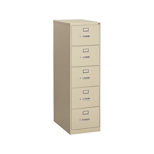 HON 310 Series 5Drawer Vertical File Legal Size, Lockable, 60