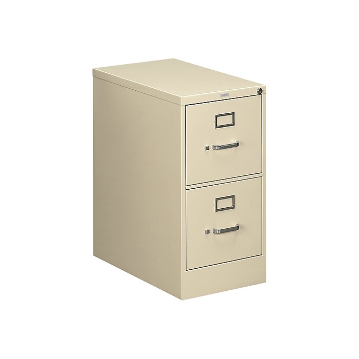 HON 510 Series 2-Drawer Vertical File Cabinet, Locking, Letter