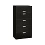 HON Brigade 600 Series 5-Drawer Lateral File Cabinet, Locking, Letter/Legal, Black, 36"W (H685.L.P)~#|#~sp43813200_sc7