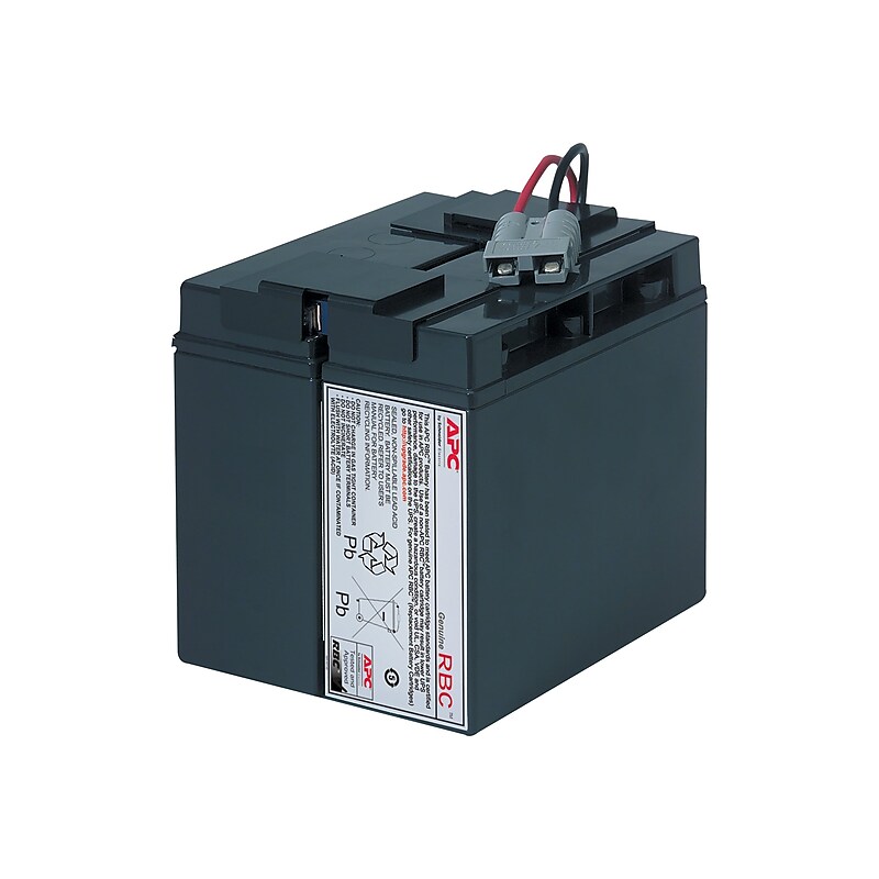APC Cartridge #7 UPS Replacement Battery, Black (RBC7) image 1