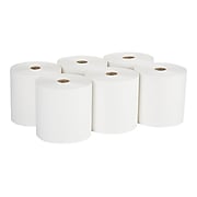 Pacific Blue Select Hardwound Paper Towels, 1-Ply, 6 Rolls/Carton (26100)