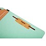 Staples Pressboard Classification Folders, 2/5-Cut Top Tab, Letter Size, 3 Dividers, Green, 20/Box (614453/98755SB)~#|#~sp43813623_sc7