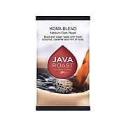 Java Roast Gourmet Kona Blend Ground Coffee with Bonus Filters, Medium Dark Roast, 24/Carton (BHS68366)