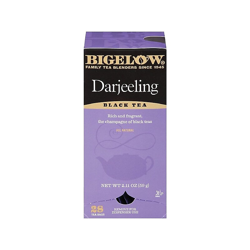Bigelow Darjeeling Black Tea Bags, 28/Box (RCB003491) image 1