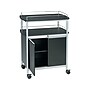 Safco 3-Shelf Metal Mobile Kitchen Cart with Lockable Wheels, Black (8964BL)~#|#~sp43813790_sc7