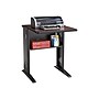Safco Reversible Top Metal Mobile Printer Stand, Black/Mahogany/Oak (1934)~#|#~sp43813793_sc7