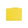 Smead Pressboard Classification Folders with SafeSHIELD Fasteners, 3" Expansion, Letter Size, 3 Dividers, Yellow, 10/Box (14098)~#|#~sp43813990_sc7