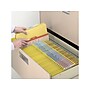 Smead Pressboard Classification Folders with SafeSHIELD Fasteners, 3" Expansion, Letter Size, 3 Dividers, Yellow, 10/Box (14098)~#|#~sp43813994_sc7