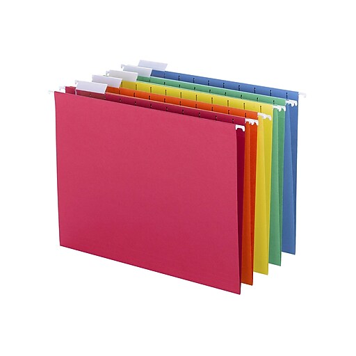 Shop Staples for Smead® Hanging File Folders, 1/5Cut Tab, Letter Size