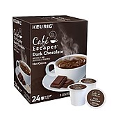 Café Escapes Dark Chocolate Hot Cocoa, Keurig® K-Cup® Pods, 24/Box (6802)