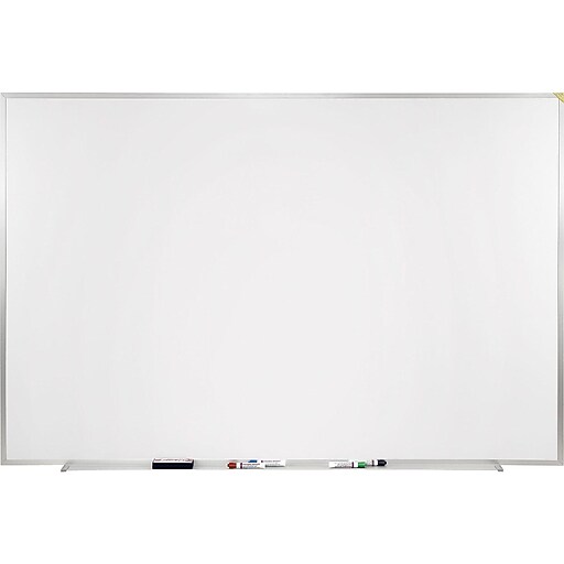 Ghent M1 Series Porcelain DryErase Whiteboard, Aluminum Frame, 12' x 4