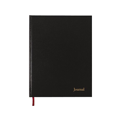 TOPS Executive Paper Journal, 8.5"W x 11"H, Black (J25811) Staples