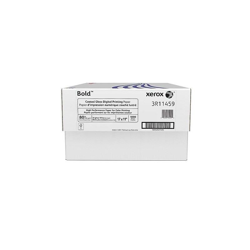 Xerox Bold 11" x 17" Cover Paper, 80 lbs., 94 Brightness, 250/Pack (3R11459) image 1