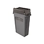 Rubbermaid Slim Jim Indoor Lid, Black Plastic, 23 Gal. (FG267360BLA)~#|#~sp43814217_sc7