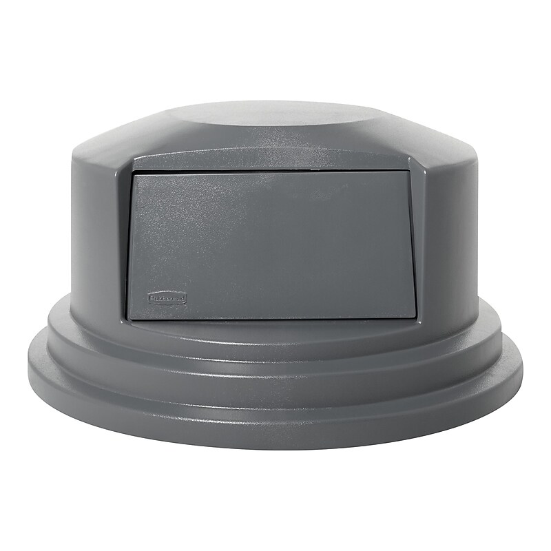 Rubbermaid BRUTE Outdoor Lid, Gray Resin, 55 Gal. (FG265788GRAY) image 1