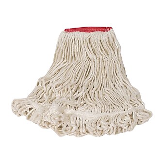 Rubbermaid Super Stitch Mop Head, Tailband (FGD25306WH00)