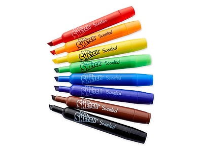 Mr Sketch Scented Water Based Markers Chisel Assorted Colors 8box 1905070