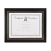 Staples Leatherette Certificate Frames, 2/Pack (53120-CC/18382)