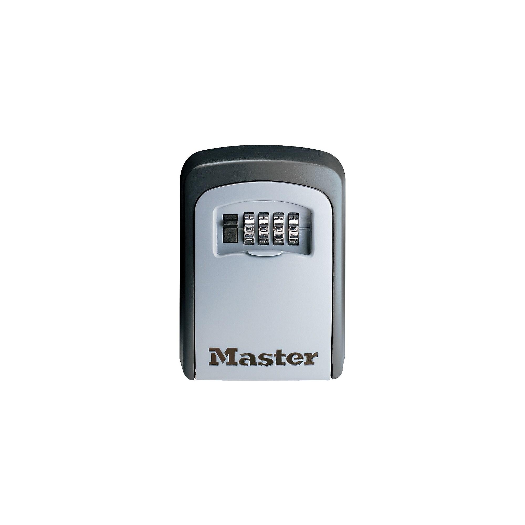 Master Lock 5-Key Combination Safe, Black/Silver (5401D) Sansujyuku sansujyuku.com