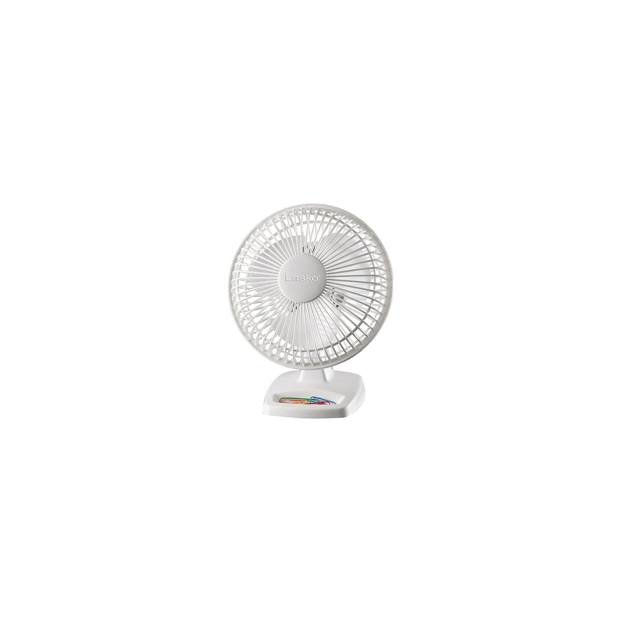 Lasko 6-inch 2-Speed Desk Fan, White (2002W) Sansujyuku sansujyuku.com