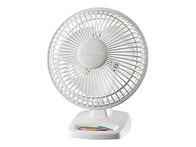 Lasko 6-inch 2-Speed Desk Fan, White (2002W) Sansujyuku sansujyuku.com
