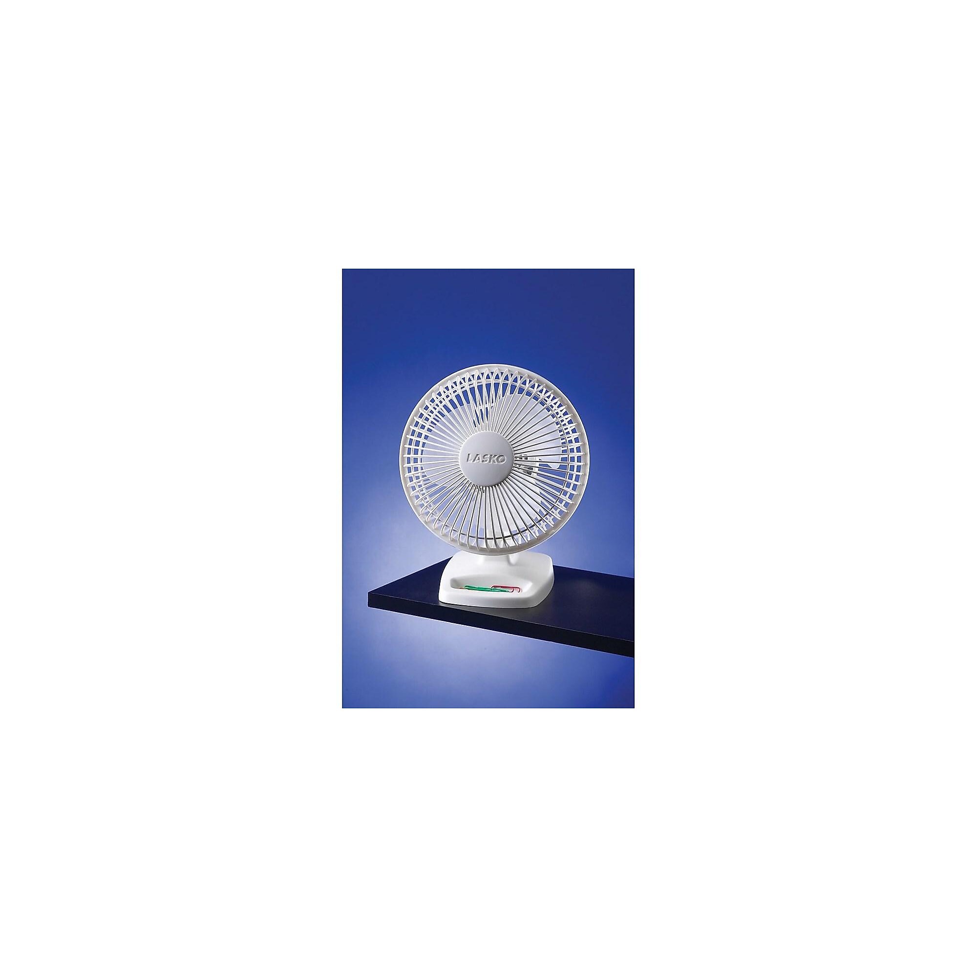 Lasko 6-inch 2-Speed Desk Fan, White (2002W) Sansujyuku sansujyuku.com