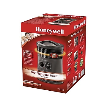 Honeywell 1500-Watt 5118 BTU Portable Electric Heater, Gray (HHF360VV3)