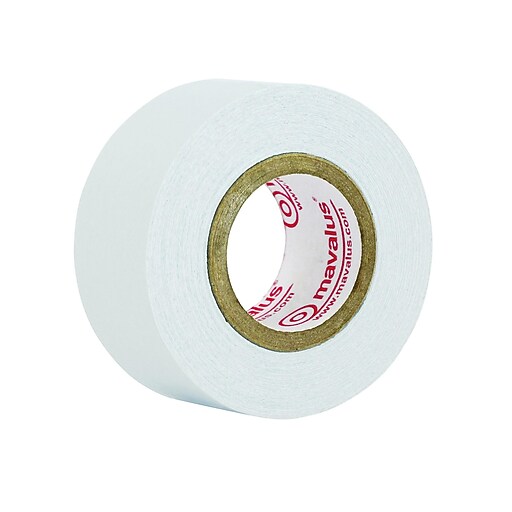 Mavalus Painter Tape, 1" x 9 yds., White, 4/Bundle (MAV1001) Staples