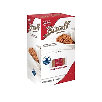 Lotus Biscoff Caramel Cookies, 0.22 oz., 100/Box (LOT456268)