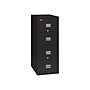 FireKing Patriot 4-Drawer Vertical File Cabinet, Fire Resistant, Letter/Legal, Black, 25"D  (4P1825-CBL)~#|#~sp43814944_sc7