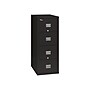 FireKing Patriot 4-Drawer Vertical File Cabinet, Fire Resistant, Letter/Legal, Black, 25"D INSIDE (4P1825-CBL)~#|#~sp43814956_sc7