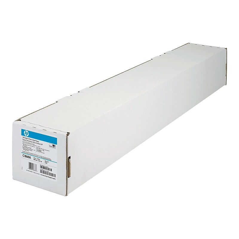 HP Wide Format Bond Paper Roll, 24" x 150', Matte Finish (C1860A) image 1