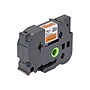 Brother P-touch TZe-B41 Laminated Label Maker Tape, 3/4" x 16-4/10', Black On Fluorescent Orange (TZe-B41)~#|#~sp43814997_sc7