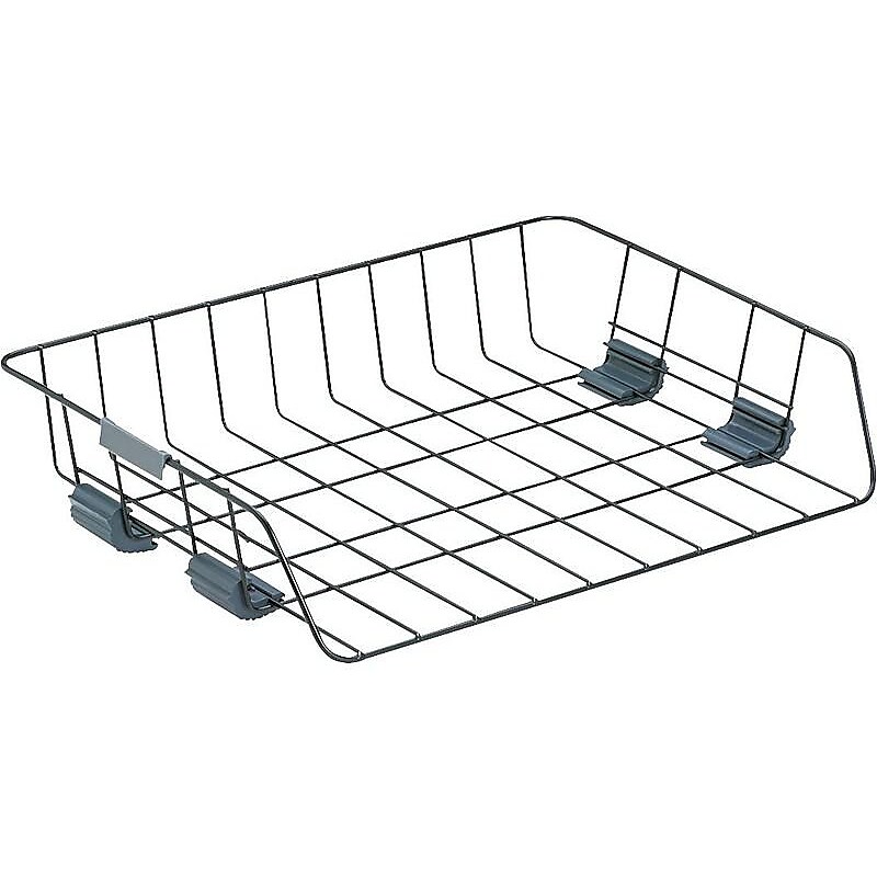 Fellowes Wire Side Loading Letter Tray,  Black (62112) image 1