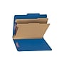 Smead Classification Folders with SafeSHIELD Fasteners, 2" Expansion, Letter Size, 2 Dividers, Dark Blue, 10/Box  (14032)~#|#~sp43815158_sc7
