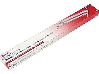 ACCO 2-Piece Paper Fasteners, 8 1/2 Inch Center to Center, 3 1/2 Inch Capacity 50 Count (12995)