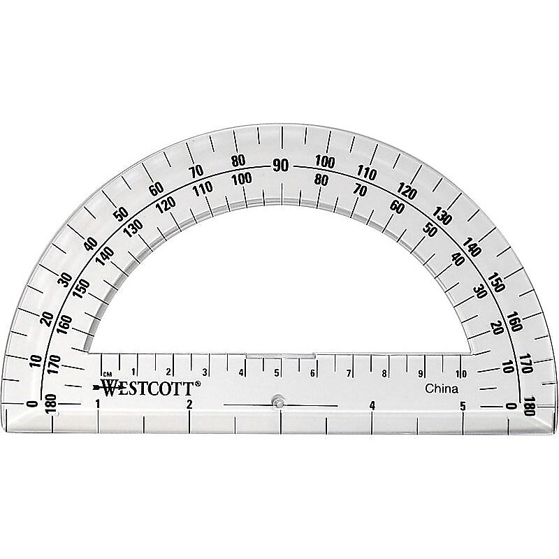 Westcott 6" 180° Protractor (11200-PARENT) image 1
