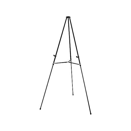 Quartet Display Easel, 66", Black Aluminum (51E) Staples