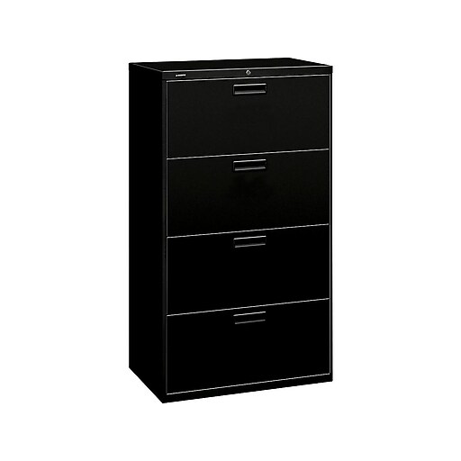 Shop Staples For Hon 500 Series 4 Drawer Lateral File Black