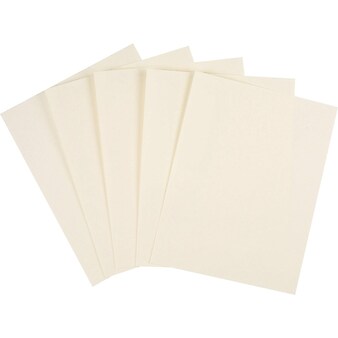 Staples 110 lb. Cardstock Paper, 8.5" x 11", Ivory, 250 Sheets/Pack (49703)