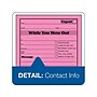 Adams While You Were Out Memo Pads, 4.25" x 5.5", Assorted Colors, 50 Sheets/Pad, 6 Pads/Pack (9711NEON)~#|#~sp43815398_sc7