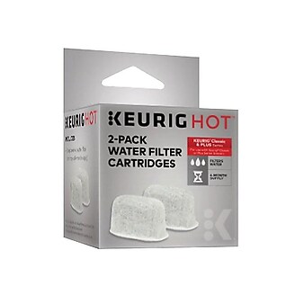 Keurig White Charcoal Water Filter Cartidges, 2/Pack (5084)