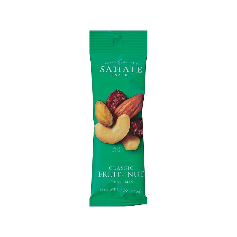 Sahale Snacks Classic Gluten Free Fruit & Nut Snack Mix, 1.5 oz., 18 Bags/Pack (SMU00330) image 1