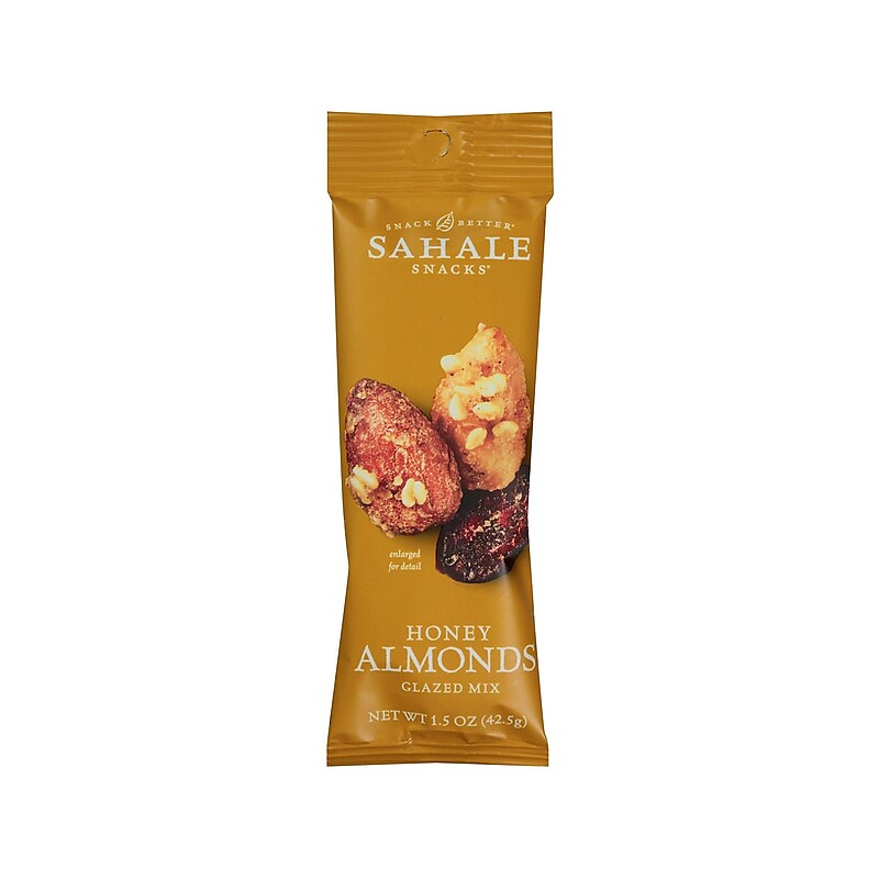 Sahale Gluten Free Honey Almond Glazed Snack Mix, 1.5 oz., 18 Bags/Pack (SMU00327) image 1